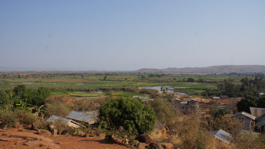 Blick über das Dorf
